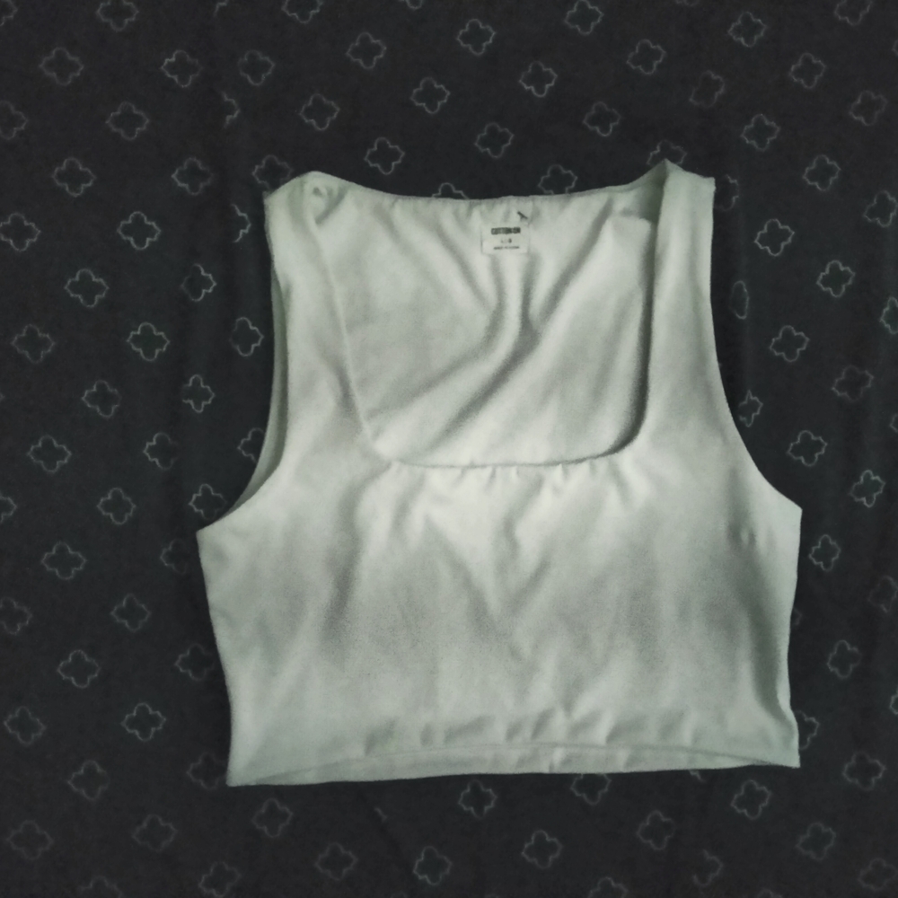 Cotton On White Crop Top